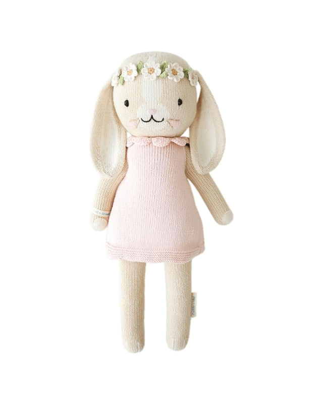 hannah the bunny, cuddle and kind, stuffed bunny, girls room, girls room decor