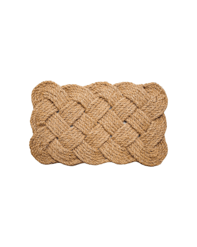 braided doormat, knotted doormat, coastal living, serena and lily dupe, spring home finds, amazon home