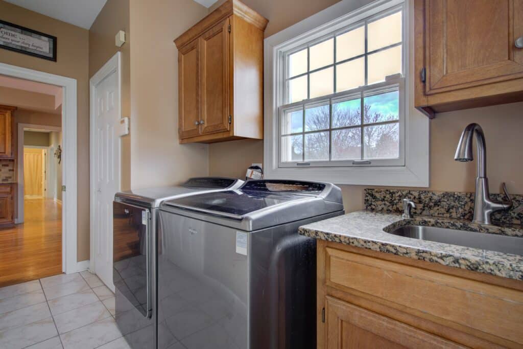 laundry room before